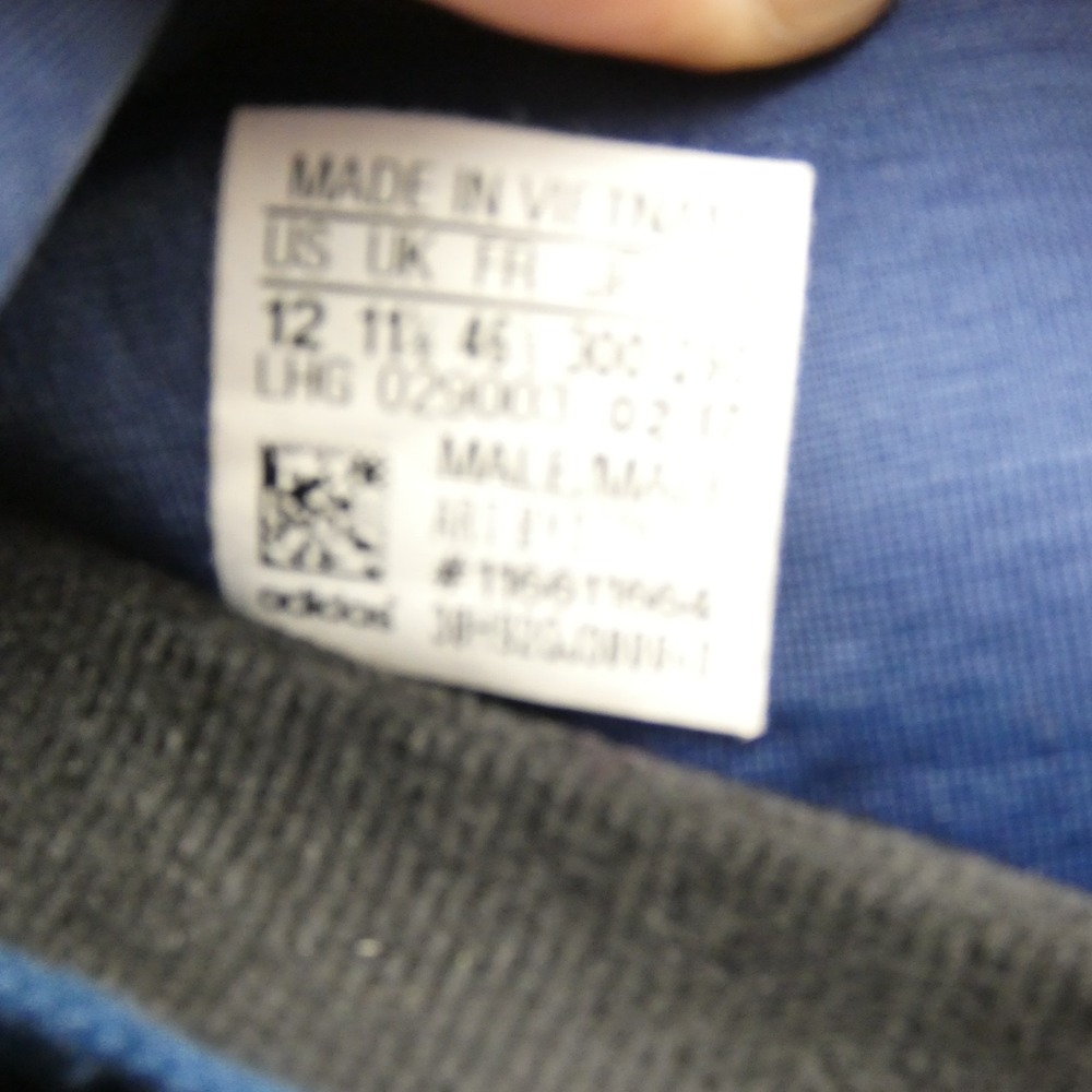 Adidas NMD R1 Mens US 12 Athletic Trainer Shoes Mystery Blue White Sneakers - Picture 9 of 9